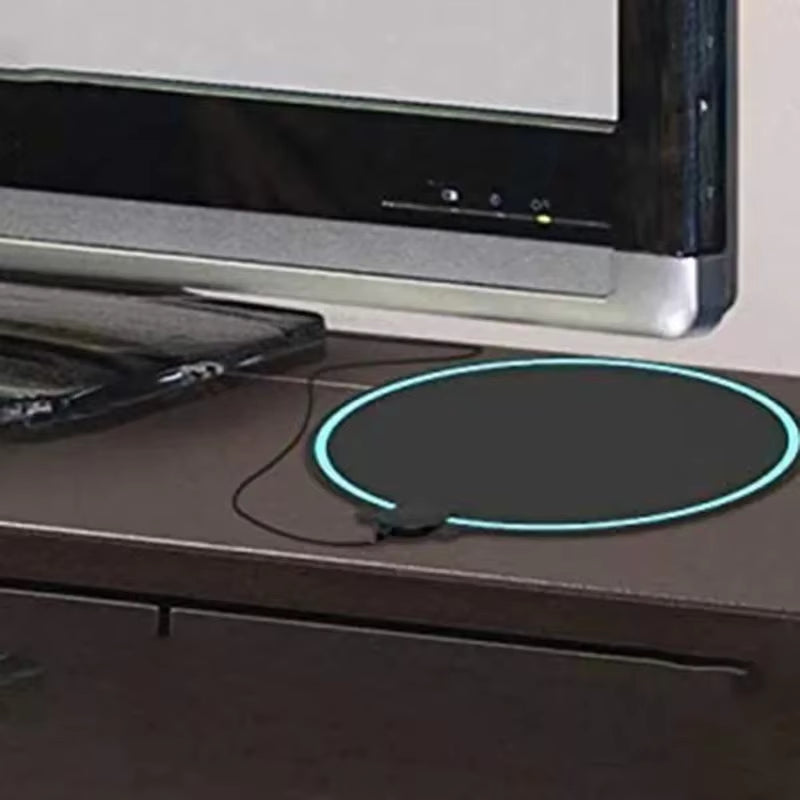 Amplified HD Digital TV Antenna - 200 Miles VHF/UHF High Gain with Booster for Indoor Outdoor Use