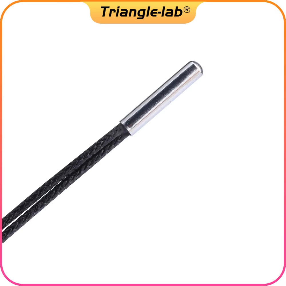PT1000 Thermistor Cartridge for 3D Printer Volcano/ V6 Heater Block UPTO 450C PEEK PEI PT100 Printing