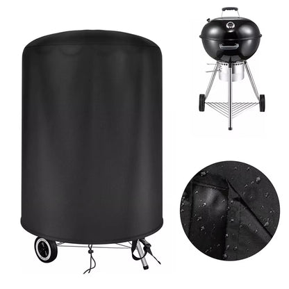 1Pcs Kettle BBQ Cover for Raweao Kettle BBQ Cover for Weber 57Cm Outdoor Waterproof Barbecue Cover round BBQ Coverings