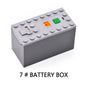 Technical Motor Power Functions Parts IR Speed APP Remote Control Battery Box Servo Light Receiver PF Car Building Blocks Bricks