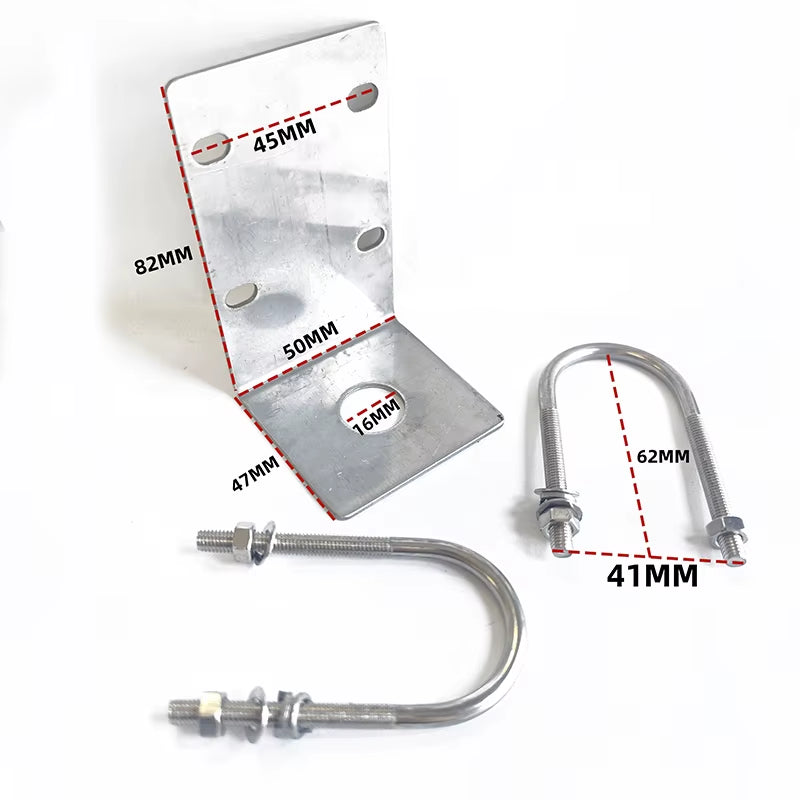 Antenna Fixed Bracket for Car Radio Transceiver Balcony Holder Mount Clip Clamp