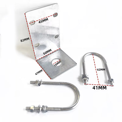 Antenna Fixed Bracket for Car Radio Transceiver Balcony Holder Mount Clip Clamp