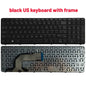 Russian/Us/Uk/Spanish Laptop Keyboard for HP Pavilion 15-N 15-E 15E 15N 15-A 15-A000 15T 15T -N 15-N000 N100 N200 15-E000 E100