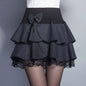2024 Elasticity Summer Skirt Women Sweet Floral Bowknot Mini Tutu Woman Skirts Shorts Lace Jupe Femme Office Skirts