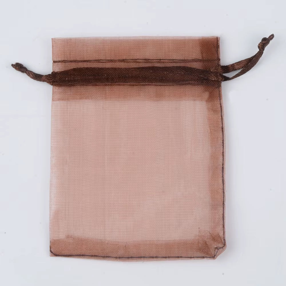 50Pcs/Lot 24 Colors Jewelry Bag Organza Gift Bags for Jewelry Packaging Bags Wedding Gift Storage Drawstring Pouches Wholesale