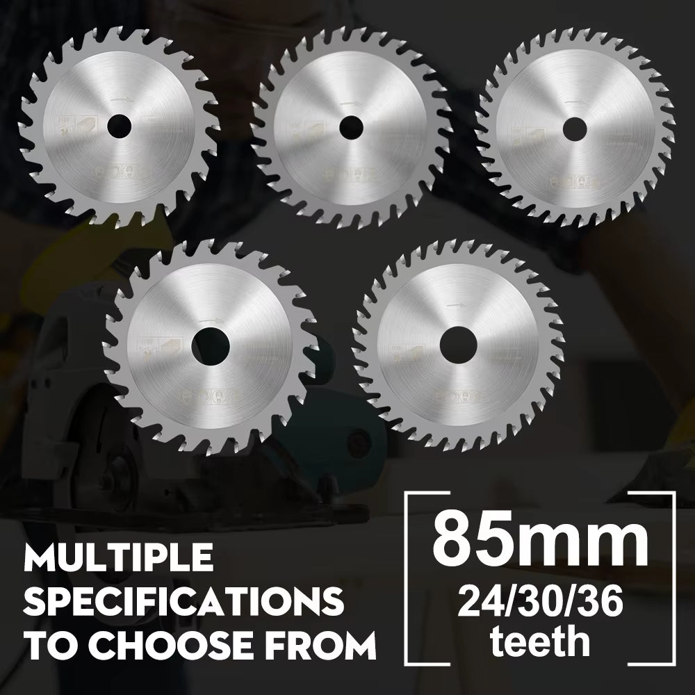 Mini Circular Saw Blade 1Pc 85X10/15Mm 24T 30T 36T High Quality Wood Cutting Blade Carbide Tipped Cutting Disc