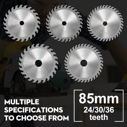 Mini Circular Saw Blade 1Pc 85X10/15Mm 24T 30T 36T High Quality Wood Cutting Blade Carbide Tipped Cutting Disc