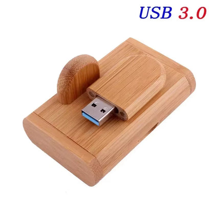 USB 3.0 High Speed LOGO Wooden Box Personal Logo Customer Pendrive 8GB 16GB 32GB 64GB USB Flash Drive Pen Drive U Disk