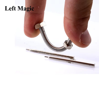 Strong Man Bending Screw Magic Tricks Close up Street Magic Props Mentalism Professional for Magician Stage Magic Magic Toy