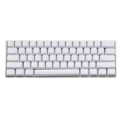 White Black Gray Green Blank Thick PBT OEM Profile 62 Key ISO 61 ANSI Keycaps for MX Switches Mechanical Keyboard (Only Keycap)