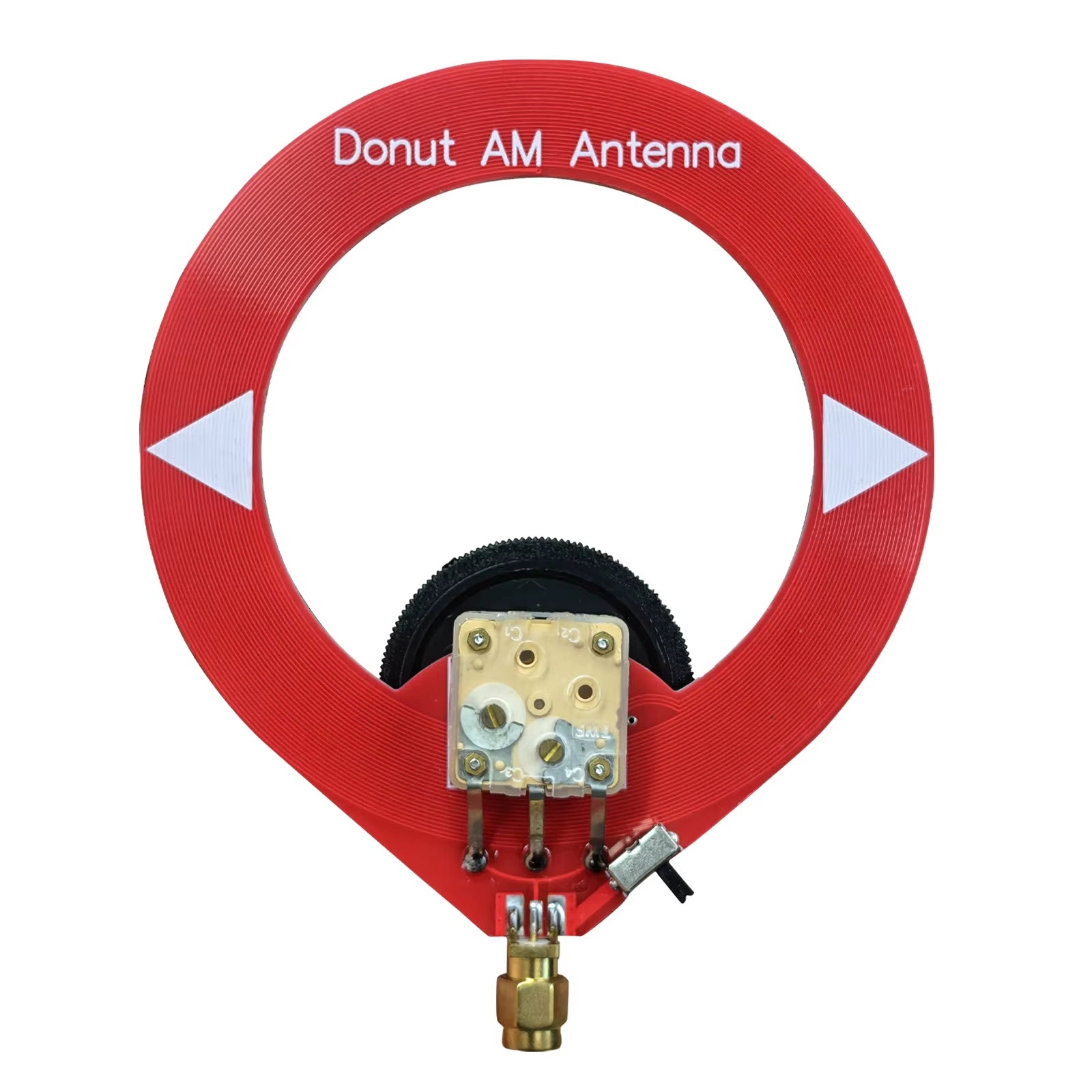 Circle Antenna, Donut Shape MW/SW Loop Antenna, Frequency Range 4Mhz-24Mhz / 500Khz-2000Khz for  RT-860 UV-88 CB/HF/SSB