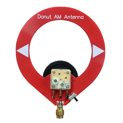 Circle Antenna, Donut Shape MW/SW Loop Antenna, Frequency Range 4Mhz-24Mhz / 500Khz-2000Khz for  RT-860 UV-88 CB/HF/SSB