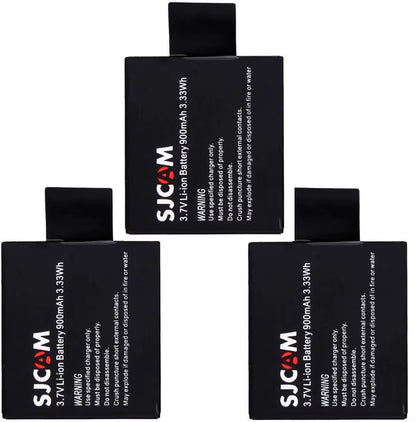 New SJCAM Sj4000 Eken H9 GIT-LB101 GIT BATTERY Sj5000 Sj6000 Sj7000 SJ8000 SJ9000 Battery +Dual USB Charger