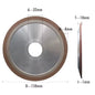Dia. 75Mm/100Mm/125/150Mm PDX Diamond Grinding Disc Resin Abrasive Cutting Wheel P150 Knife Blade Polishing