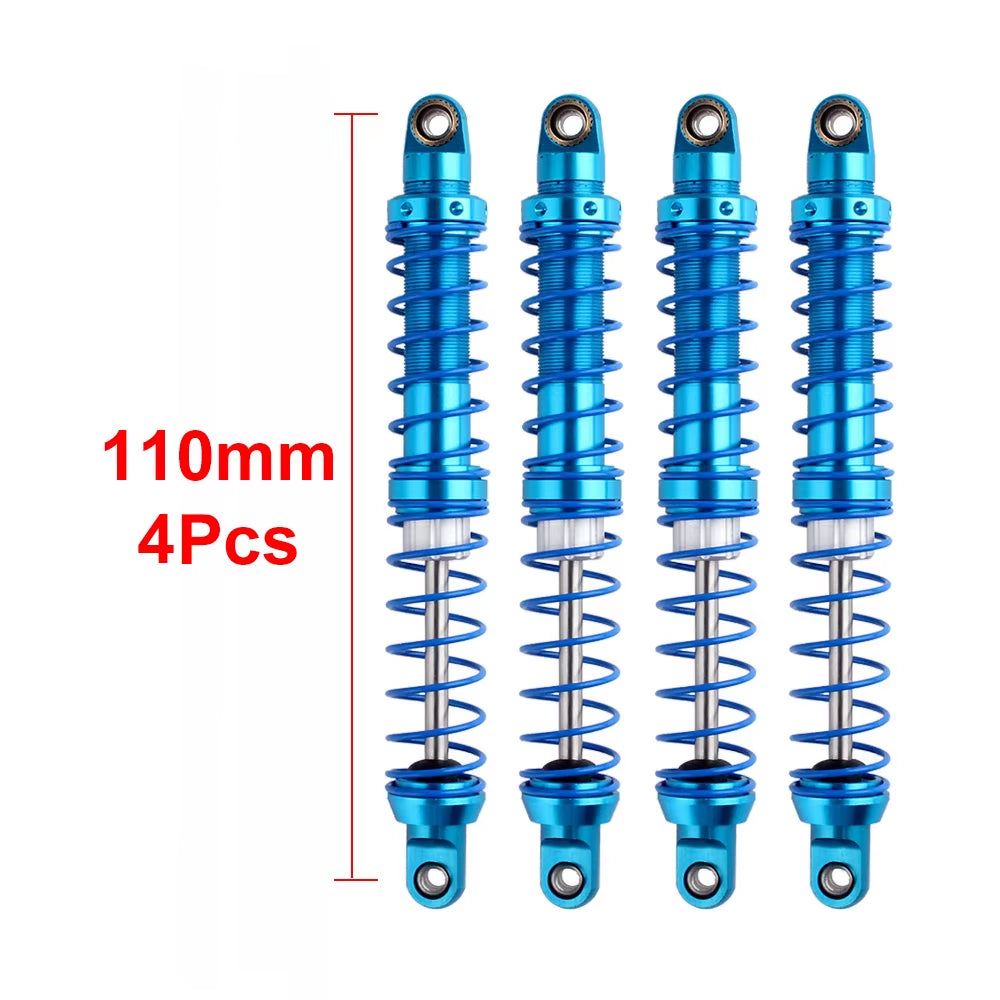 Metal Shock Absorbers 80 90 100 110 120Mm Oil Damper for 1/10 RC Car Truck Crawler Axial SCX10 TRX4 Redcat Gen8