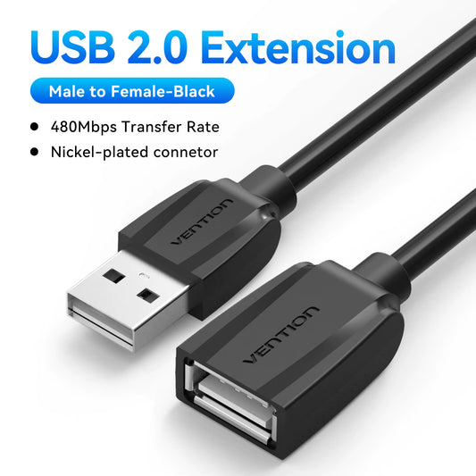 USB 3.0 Extension Cable USB 2.0 Cable USB Male to Female Data Cord for Smart TV PS4 Xbox One PC USB 3.0 Extension Cable