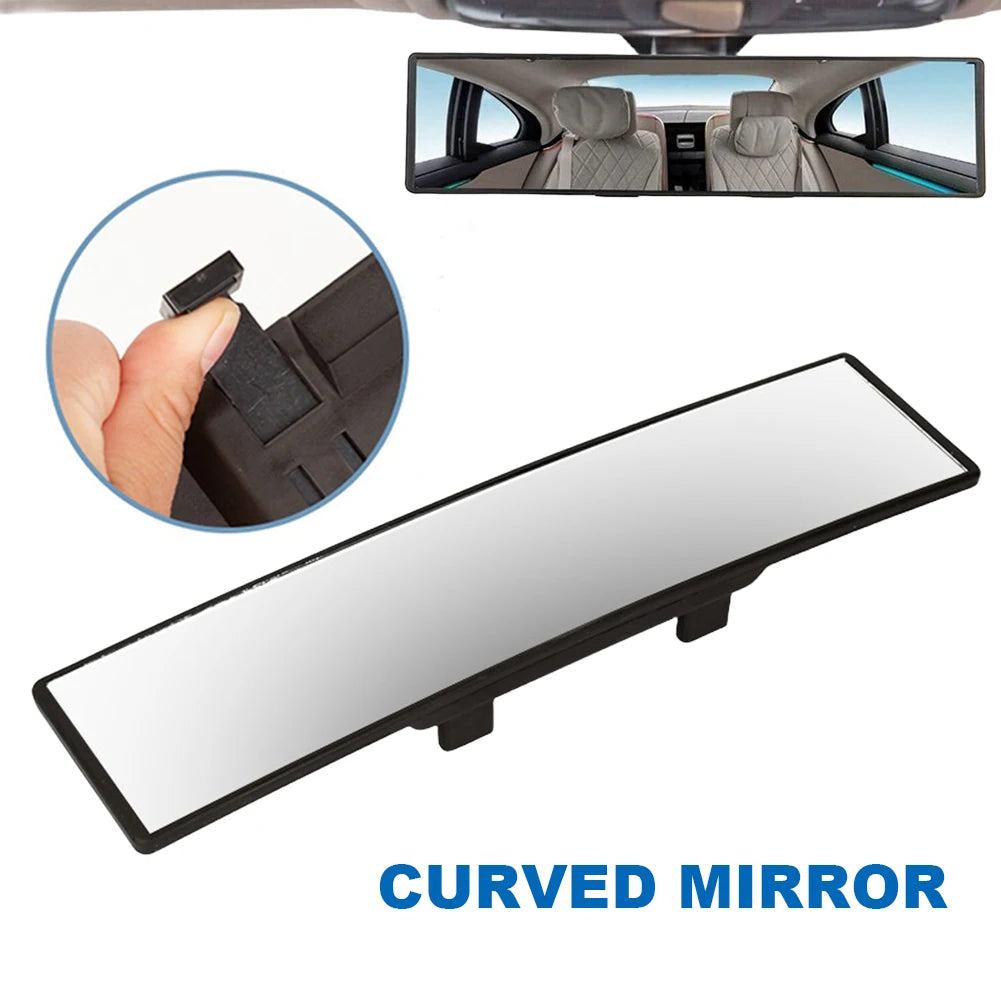 Car Baby Mirrors Interior Rear View Mirror Wide Angle Convex Rearview Mirror anti Glare Large Vision Panoramic Auxiliary Monitor