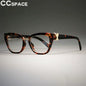 45605 Cat Eye Glasses Frames Women Rhinestone Decoration Styles Optical Fashion Computer Glasses