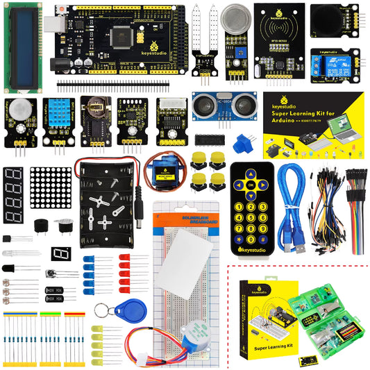 Updated Version  Super Starter Kit for Mega 2560R3 for UNOR3 Board Compatible with Arduino Starter Kit +Tutorial