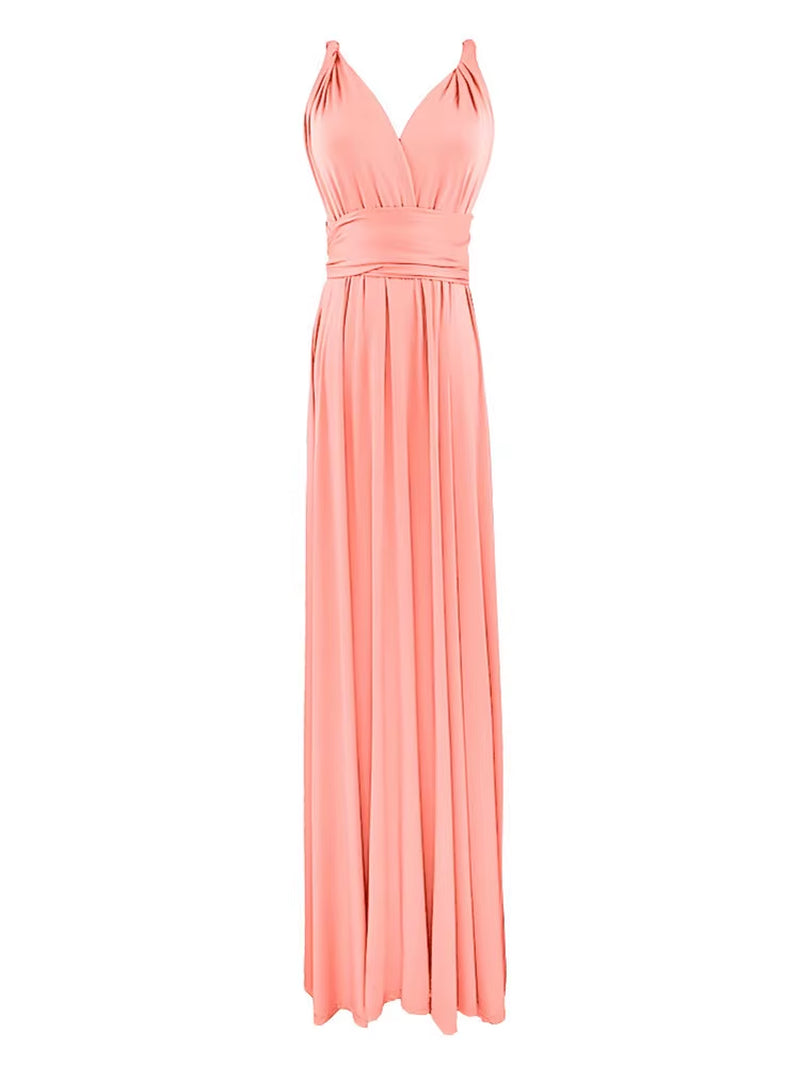 Sexy Women Boho Maxi Club Dress Red Bandage Long Dress Party Multiway Bridesmaids Convertible Infinity Robe Longue Femme