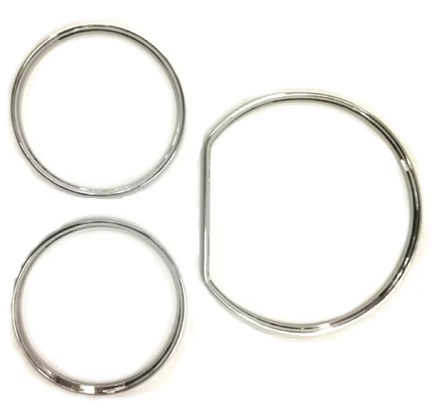 Chrome Styling Dashboard Gauge Ring Set for Mercedes Benz W210 00-02 / W202 00-02