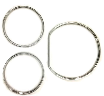 Chrome Styling Dashboard Gauge Ring Set for Mercedes Benz W210 00-02 / W202 00-02