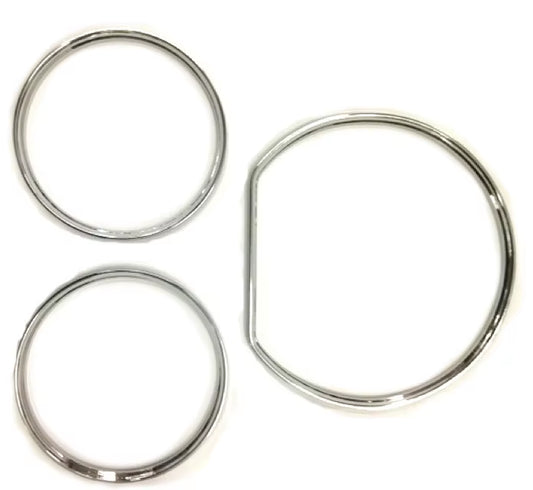 Chrome Styling Dashboard Gauge Ring Set for Mercedes Benz W210 00-02 / W202 00-02