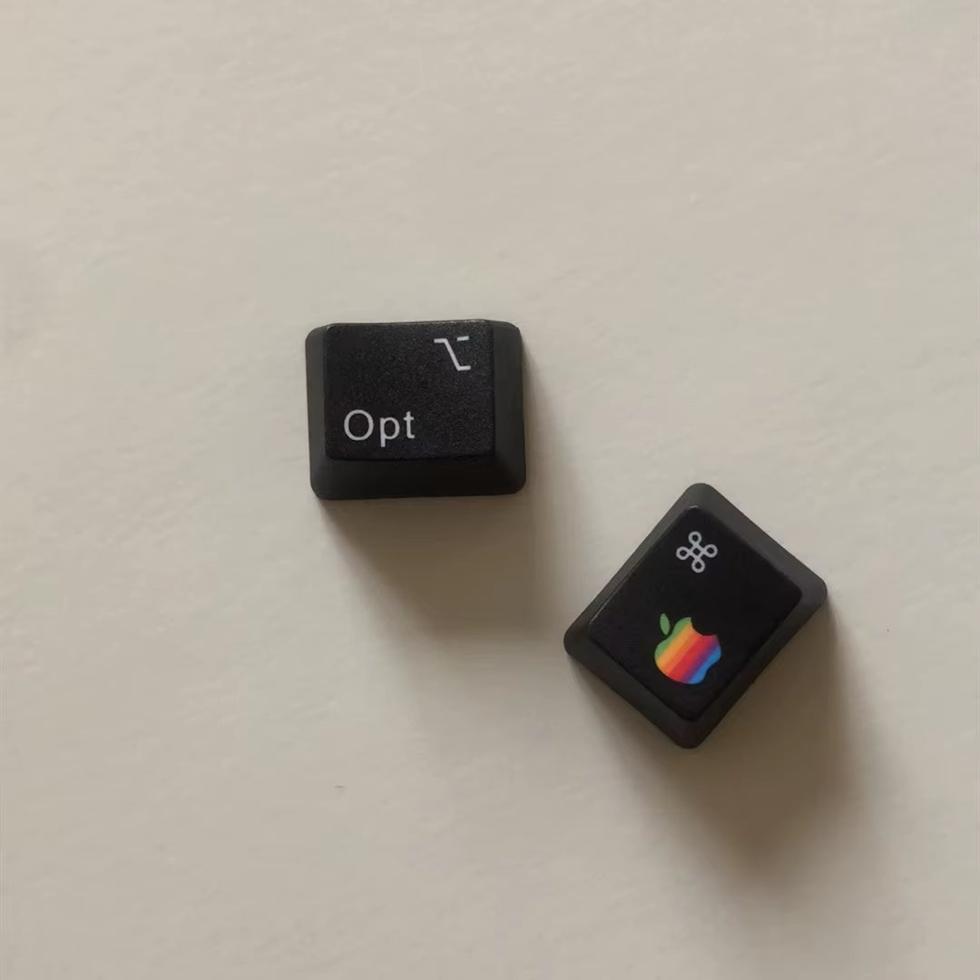 PBT Keycaps MAC Commond and Option Keys Dye-Sublimation Cherry MX Key Caps for MX Switches Mechanical Gaming Keyboard