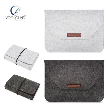 Soft Sleeve Laptop Bag for Macbook Air Pro Retina 11 12 13 14 15 Inch Notebook Tablet Case Cover for HP Dell Macbook with Gift