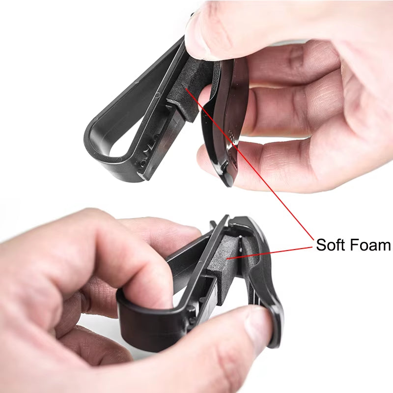 Universal Car Auto Sun Visor Glasses Box Sunglasses Clip Card Ticket Holder Fastener Pen Case Eyeglasses Accessories