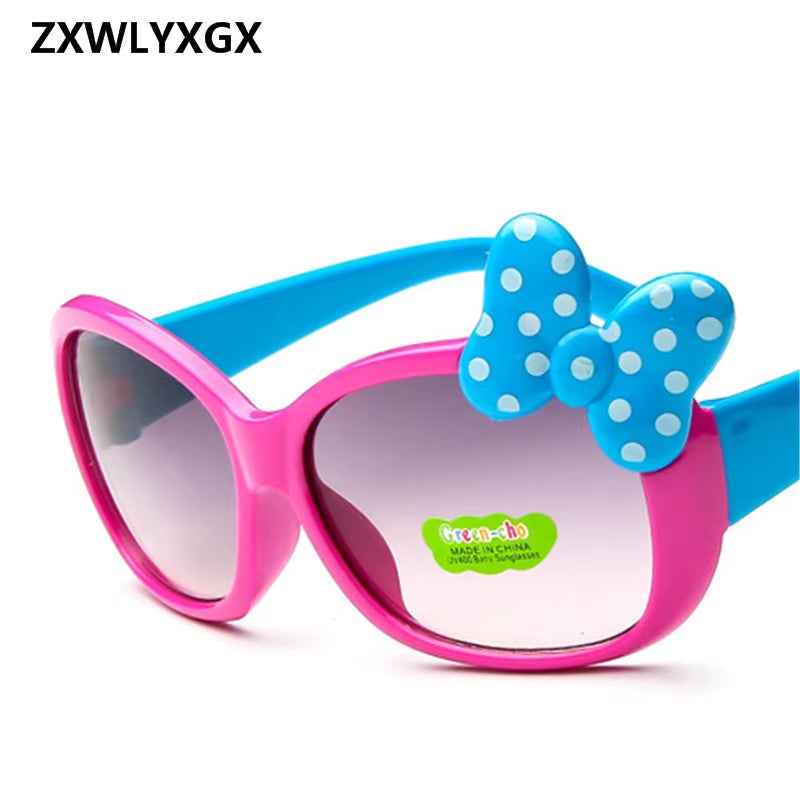 Children Goggle Girls Alloy Sunglasses Hot Fashion Boys Girls Baby Child Classic Retro Cute Sun Glasses