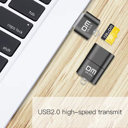 CR015 Micro SD Card Reader with Innovative TF Card Slot Change the Card Reader into a Usb Flash Drive for Computer or for Car