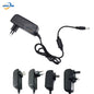 Qualified AC 110-240V to DC 12V 2A Power Supply Adapter for CCTV,EU/US/UK/AU Plug
