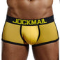 Brand Men Mesh Underwear Boxers Calzoncillos Hombre Gay Sleepwear Cueca Boxer Breathable Crotch Male Panties Shorts
