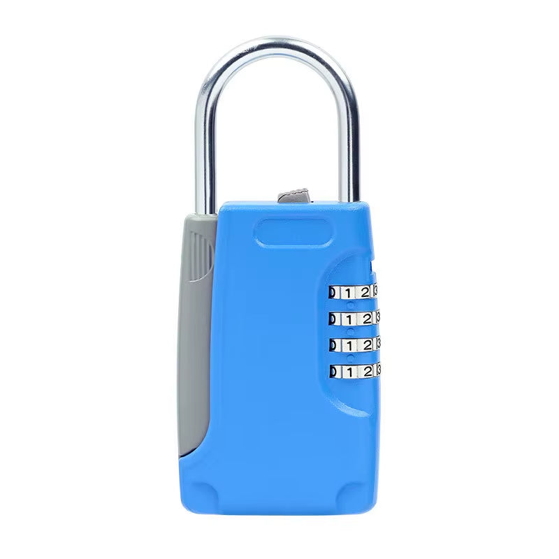 High Quality Hidden Key Safe Box 4-Digital Password Combination Lock with Hook Mini Metal Secret Box for Home Villa Caravan