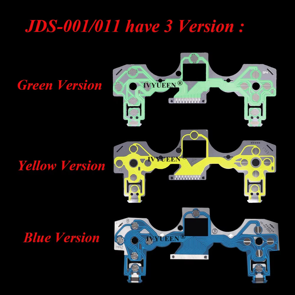 Replacement Buttons Ribbon Circuit Board for PS4 Dualshock 4 Pro Slim Controller Conductive Film Keypad Flex Cable PCB