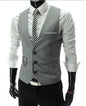 2025 New Arrival Dress Vests for Men Slim Fit Mens Suit Vest Male Waistcoat Gilet Homme Casual Sleeveless Formal Business Jacket