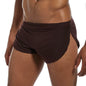 Brand Men'S Sexy Men Underwear Boxer Shorts Ice Silk Lounge Men Trunks Home Sleepwear Underpants Gay Underwear Panties