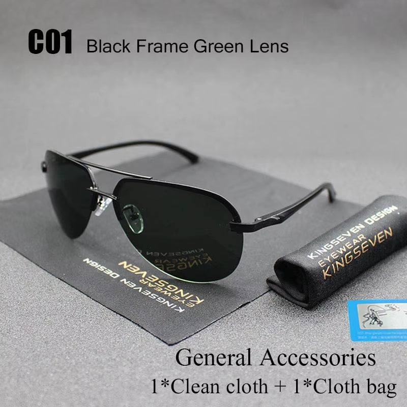Aluminum Magnesium Polarized Sunglasses Men Driver Mirror Sun Glasses Male Fishing Female Eyewear for Men