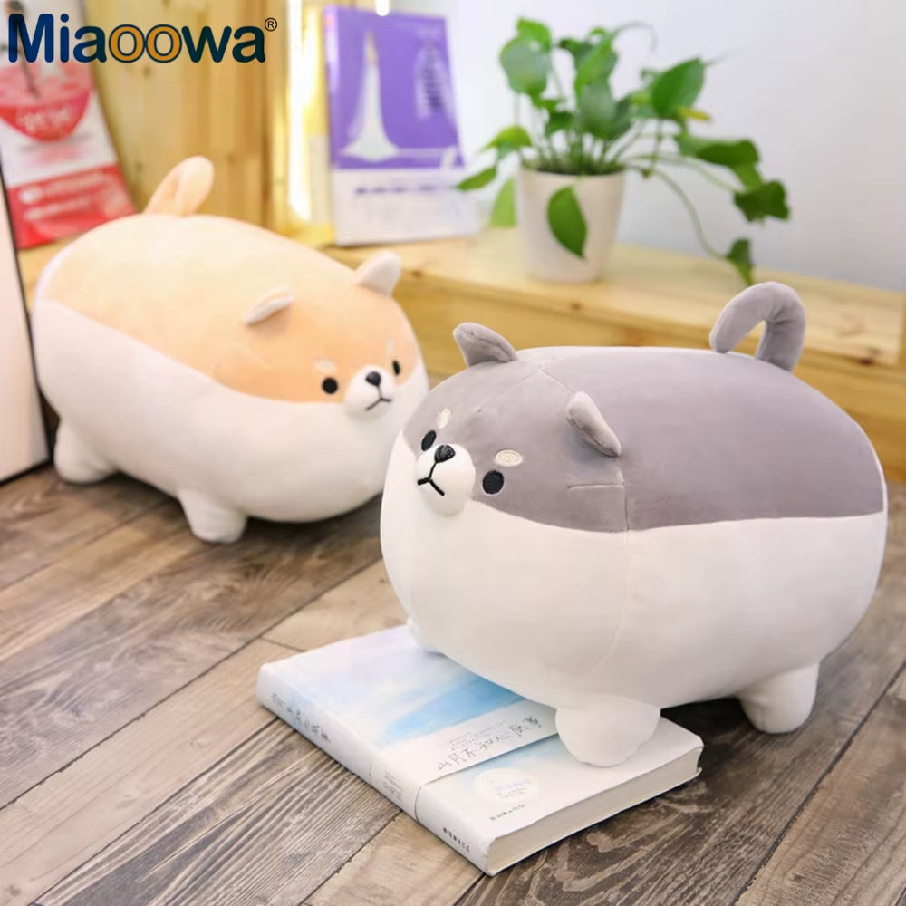 New 40/50Cm Cute Shiba Inu Dog Plush Toy Stuffed Soft Animal Corgi Chai Pillow Christmas Gift for Kids Kawaii Valentine Present