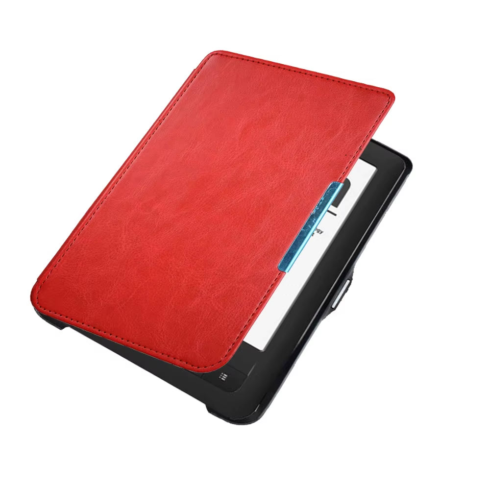 PB 622 623 Advanced Pu Leather Cover Case for  622 623 Touch 1 2 Ereader Flip Folio Book Cover Magnet Closured Case