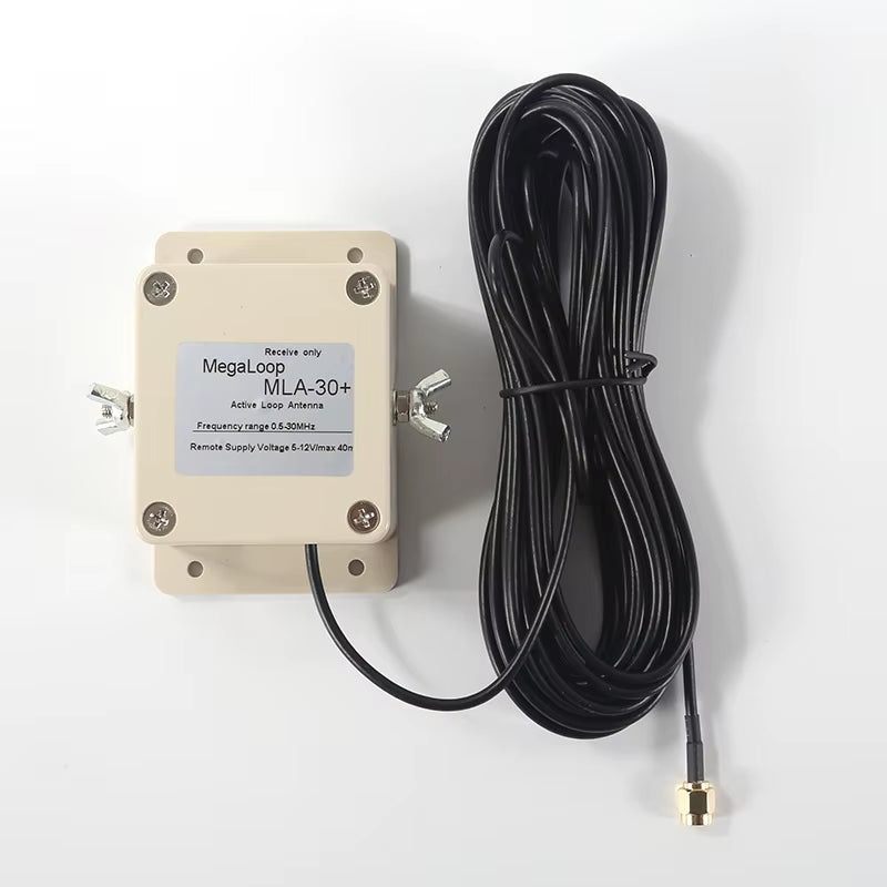 MLA-30+ Annular Active Receiving Antenna, Low Noise, Medium Wave, Short Wave Antenna, Balcony Erection