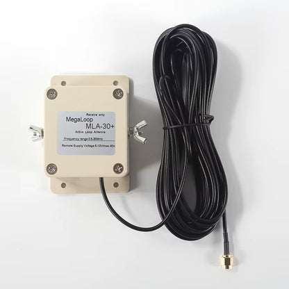MLA-30+ Annular Active Receiving Antenna, Low Noise, Medium Wave, Short Wave Antenna, Balcony Erection