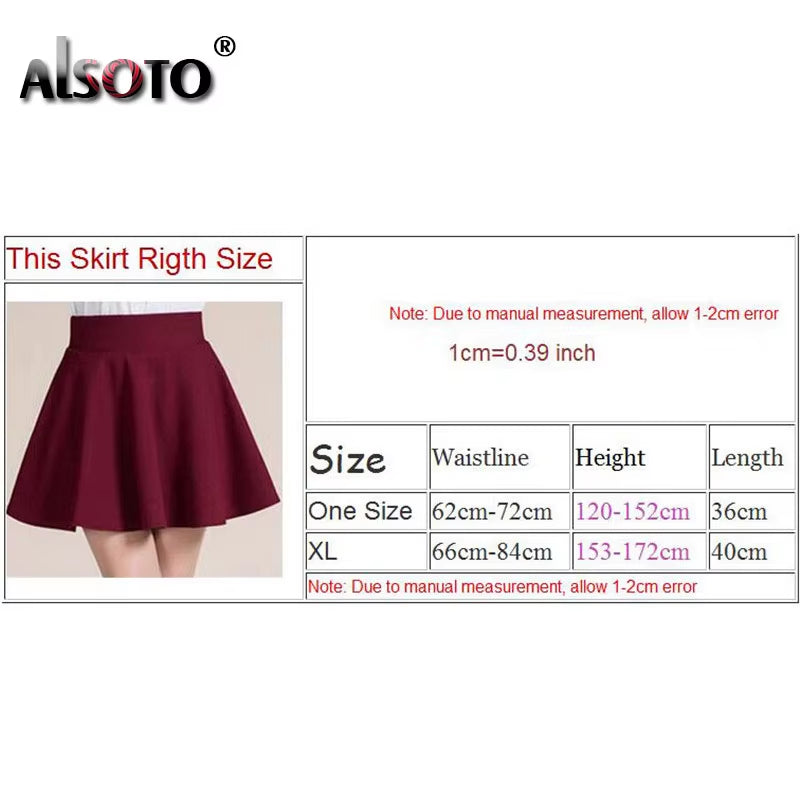 New 2025 Summer Sexy Skirt for Girl Korean Cute Short Skater Fashion Female Mini Skirt Women Clothing Saia Bottoms Jupe Faldas