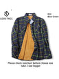 Velvet Thick Warm Women'S Plaid Shirt Female Long Sleeve Tops M-5XL Winter Fleece Casual Check Blouse Autumn Clothes T77710A