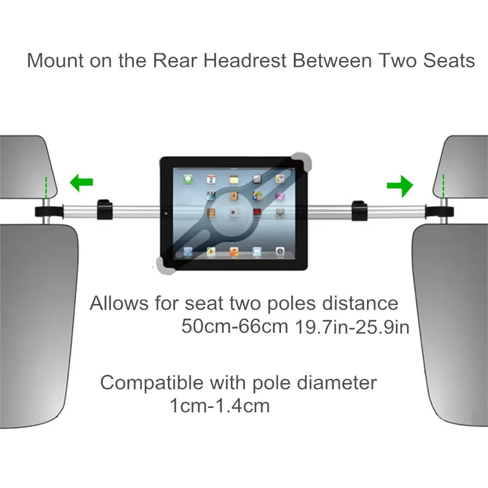 Tablet Holder for Tablet PC Car Back Seat Headrest Mounting Holder Tablet Universal 7-15'' for Ipad Xiaomi Samsung Clip Mount