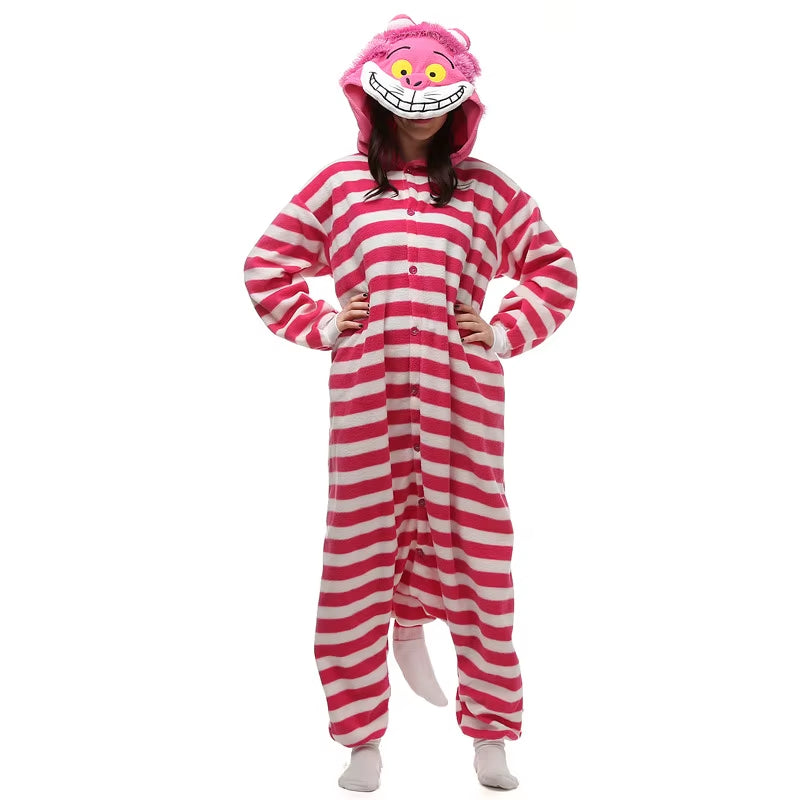 Blue Stitch Kigurumi Animal Adults Cat Bear Shark Onesies Pajama Raccoon Costumes Dragon Jumpsuit Christmas
