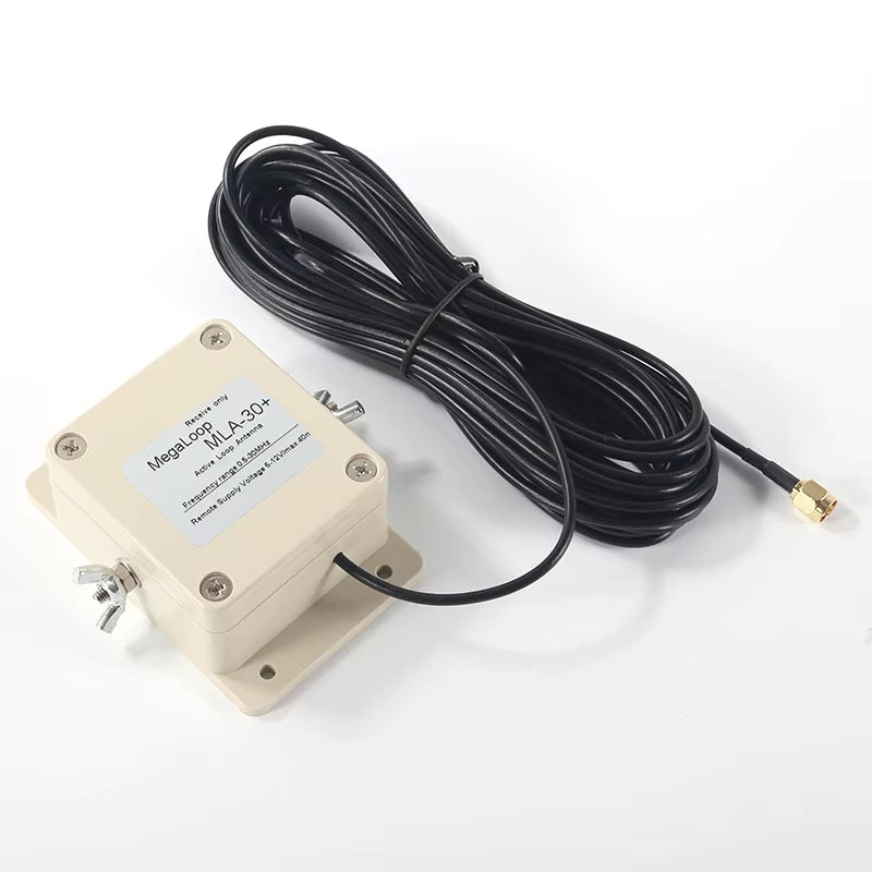 MLA-30+ Annular Active Receiving Antenna, Low Noise, Medium Wave, Short Wave Antenna, Balcony Erection
