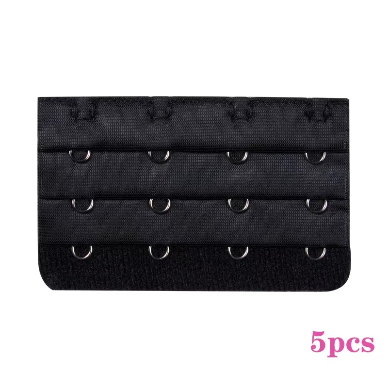 3/5Pcs Bra Extender Strap Extension 3 Hooks 2 Rows Women Intimates Lengthened Bra Hook Extenders Womens Accessoires 2/3/4Buckles