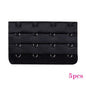 3/5Pcs Bra Extender Strap Extension 3 Hooks 2 Rows Women Intimates Lengthened Bra Hook Extenders Womens Accessoires 2/3/4Buckles